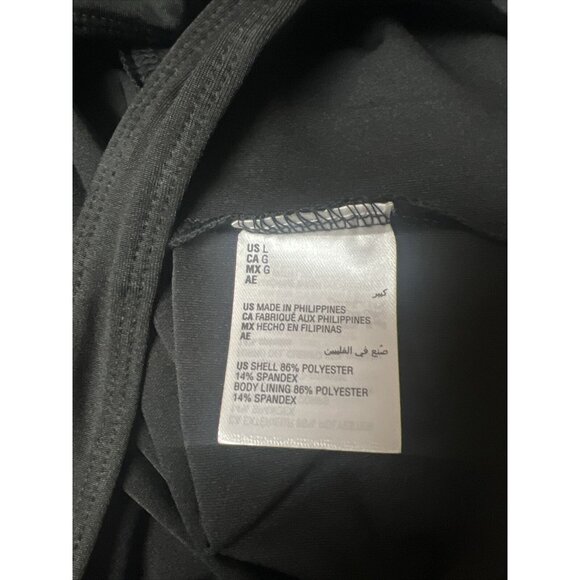 Alfani Intimates High Neck Thong Bodysuit‎ Classic Black - Picture 2 of 6